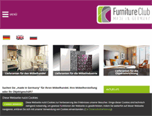 Tablet Screenshot of furnitureclub.de